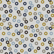 Cotton Print Light Gray Modern Refinement Circle Geo Toss Fabric 43/44"