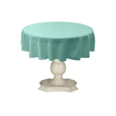 Tablecloth Dull Bridal Satin Fabric - 36" Round, Solid Color (1 Piece)