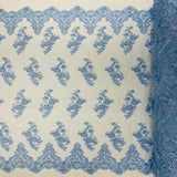 Beaded Lace Fabric Helena Floral 50" Width