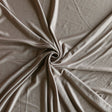 Bamboo Spandex Jersey Knit Fabric - Light Toffee