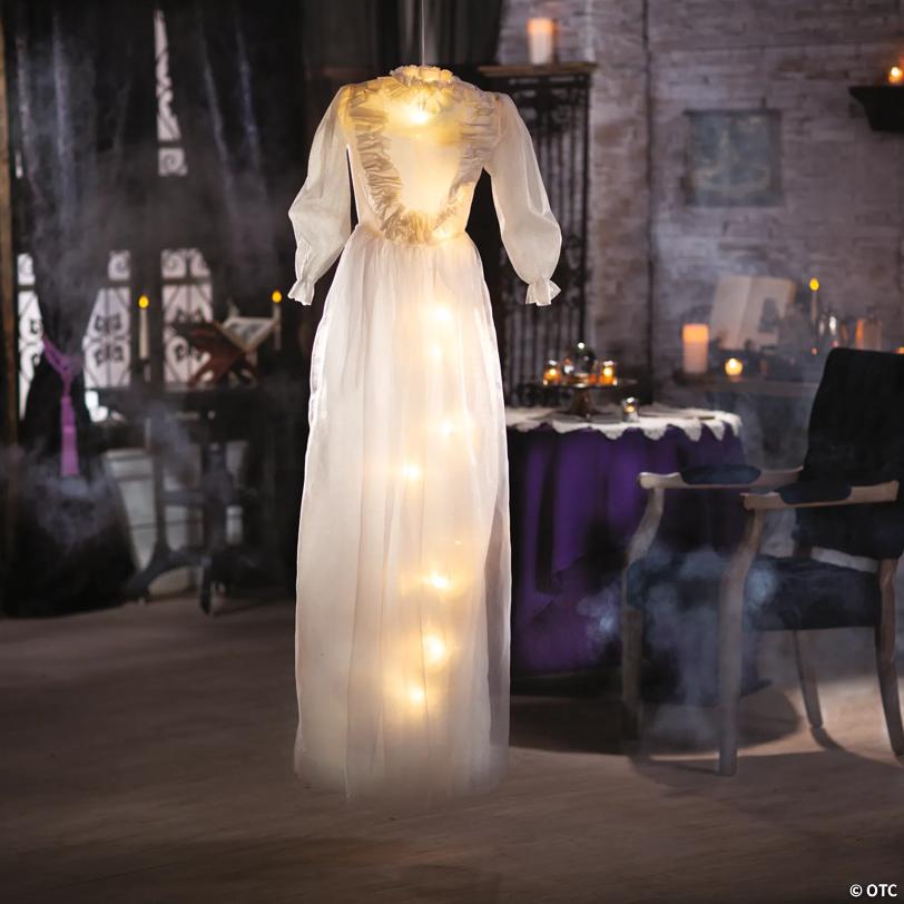Light-Up Ghostly Dress Halloween Decoration