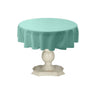 Tablecloth Dull Bridal Satin Fabric - Solid Color, 58" Round (1 Piece)
