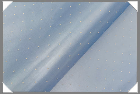 Polka Dot Lining Rayon Poly Fabric - Iridescent Polka Dot, 58" Width