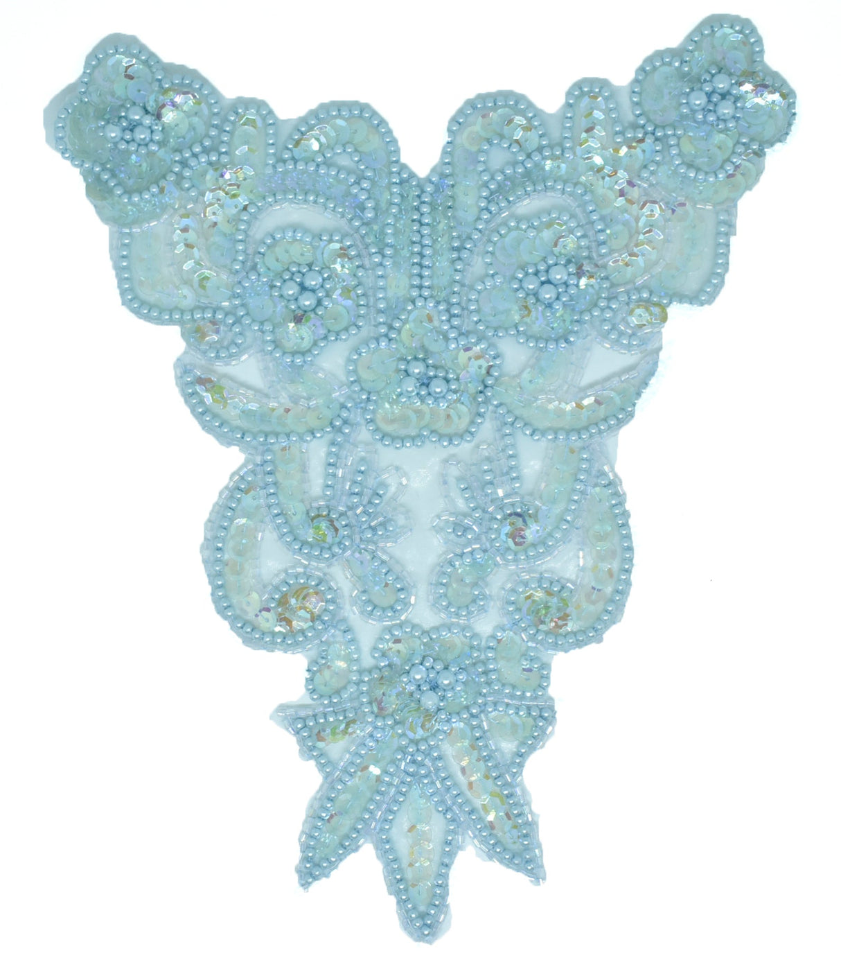 Sequins Beaded Applique 7.5 x 9.5