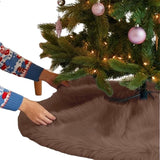 Faux Fur Christmas Tree Skirt 30 Inch