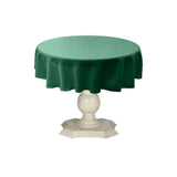 Tablecloth Dull Bridal Satin Fabric - Solid Color, 42" Round (1 Piece)