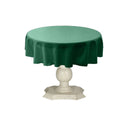 Tablecloth Dull Bridal Satin Fabric - Solid Color, 45" Round (1 Piece)