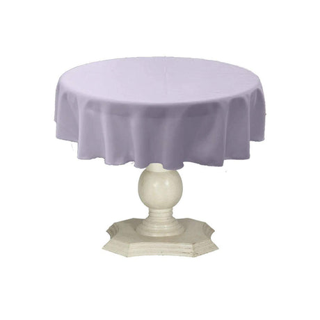 Dull Bridal Satin Fabric - Solid Color, 51" Round (1 Piece)