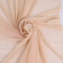 High-elastic Ultrafine Power mesh Nylon Net fabric Nude Flesh color 4 Way Stretch Spandex Mesh Underwear Stockings Knit BY YARD
