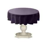 Tablecloth Dull Bridal Satin Fabric - 54" Round, Color Options (1 Piece)