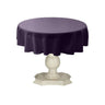 Tablecloth Dull Bridal Satin Fabric - Solid Color, 58" Round (1 Piece)