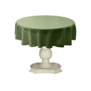 Tablecloth Dull Bridal Satin Fabric - Solid Color, 58" Round (1 Piece)