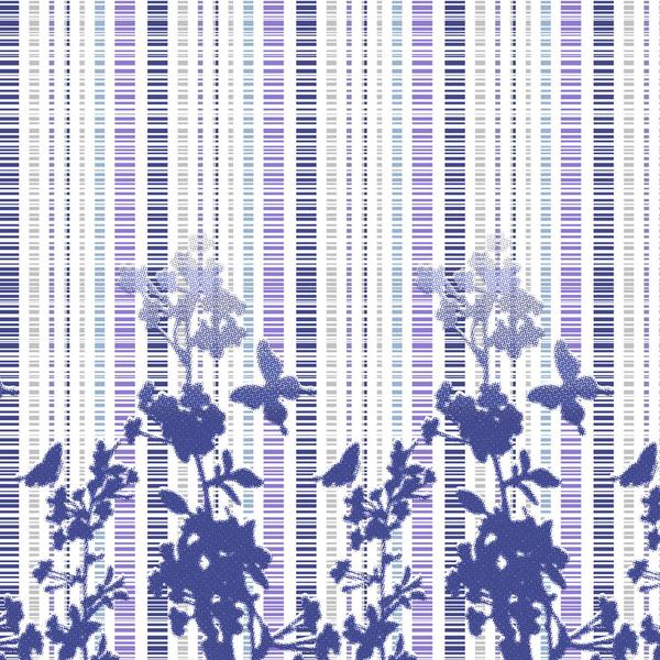 Light Show Floral Wallpaper - Floral Pattern, Wallpaper (Square Foot, 9" X 12" Test Swatch)
