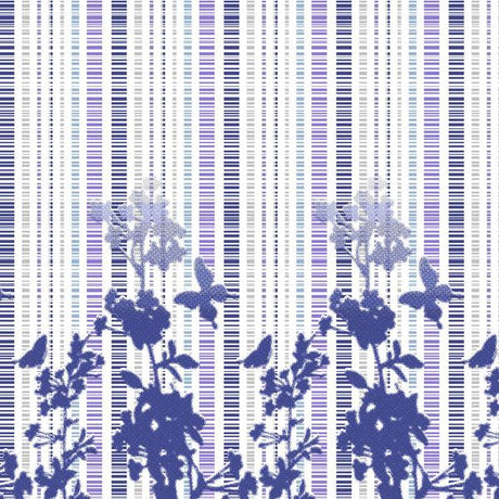 Light Show Floral Wallpaper - Floral Pattern, Wallpaper (Square Foot, 9" X 12" Test Swatch)