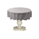 Tablecloth Dull Bridal Satin Fabric - Solid Color, 42" Round (1 Piece)