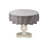 Tablecloth Dull Bridal Satin Fabric - Solid Color, 45" Round (1 Piece)