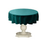 Tablecloth Dull Bridal Satin Fabric - 54" Round, Color Options (1 Piece)