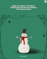 Light Up Indoor Outdoor Christmas Snowman Holiday Yard Decoration
