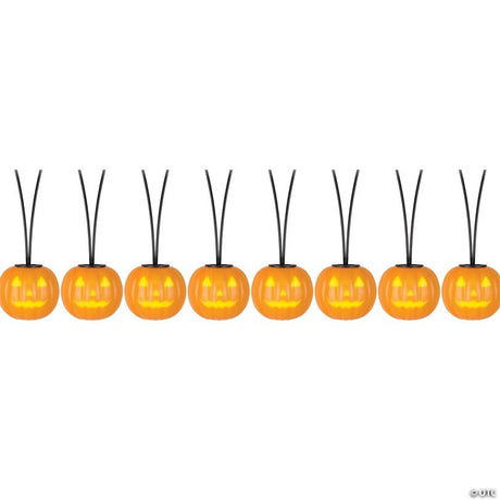 RADYAN Lightshow Musical Jack-O-Lantern String Lights with LED and Sound shown in a clear product image