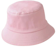 Bucket Hats Cotton Fabric - Light Pink, 56-58CM Head Size (1 Unit)