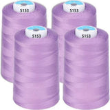 1 Yard Bulk 4 Pack All Purpose Sewing Thread Cones for Machine Stitching standard spool size