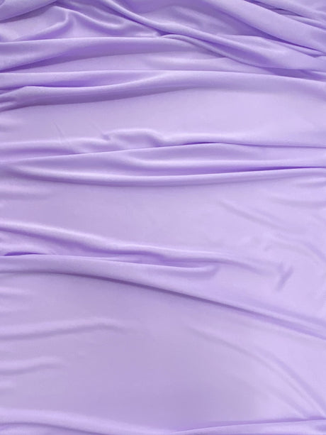 Stretch Lining Polyester Fabric - Lilac, Matte Soft, 60" Width (1 Yard)