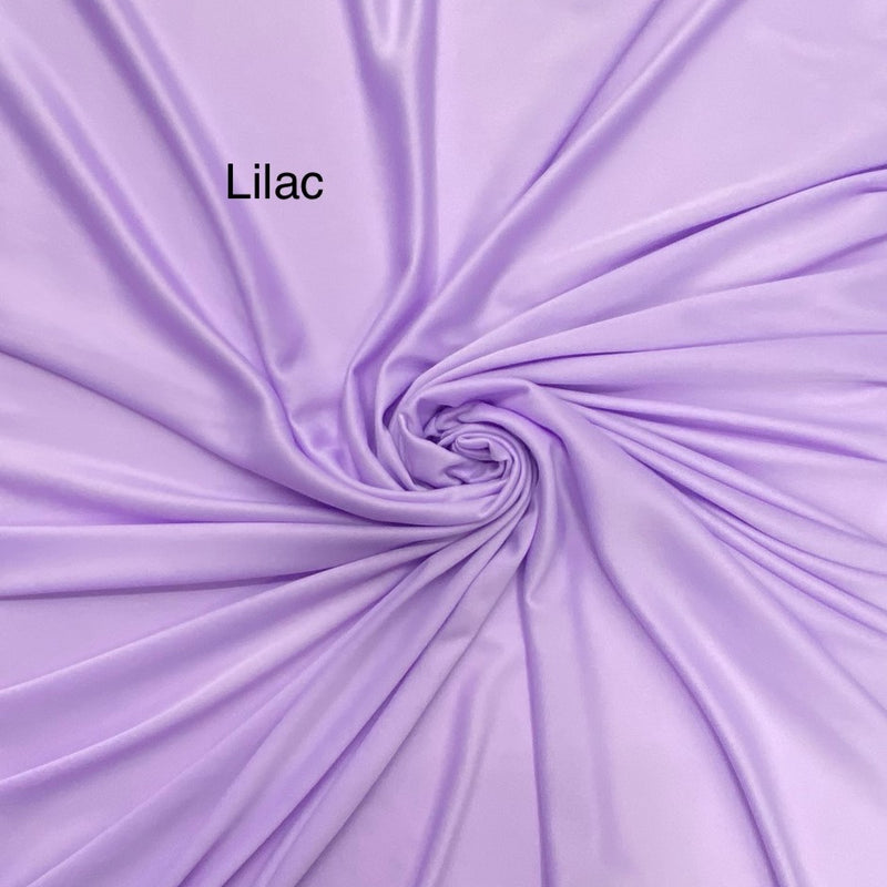 Stretch Lining Polyester Fabric - Lilac, Matte Soft, 60" Width (1 Yard)