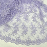 Corded Floral Lace Fabric Ivory