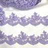 Embroidered Floral Beaded Lace Trim