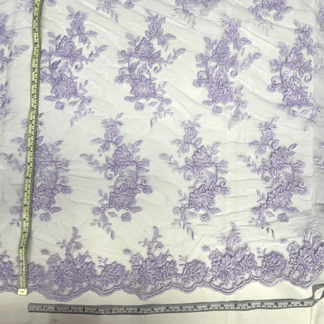 Corded Floral Lace Fabric 53" Wide