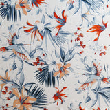 Swim Knit Nylon Spandex Lily Birds Floral Print