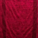 Cotton Barkcloth Lily With Tapa Double Border Fabric