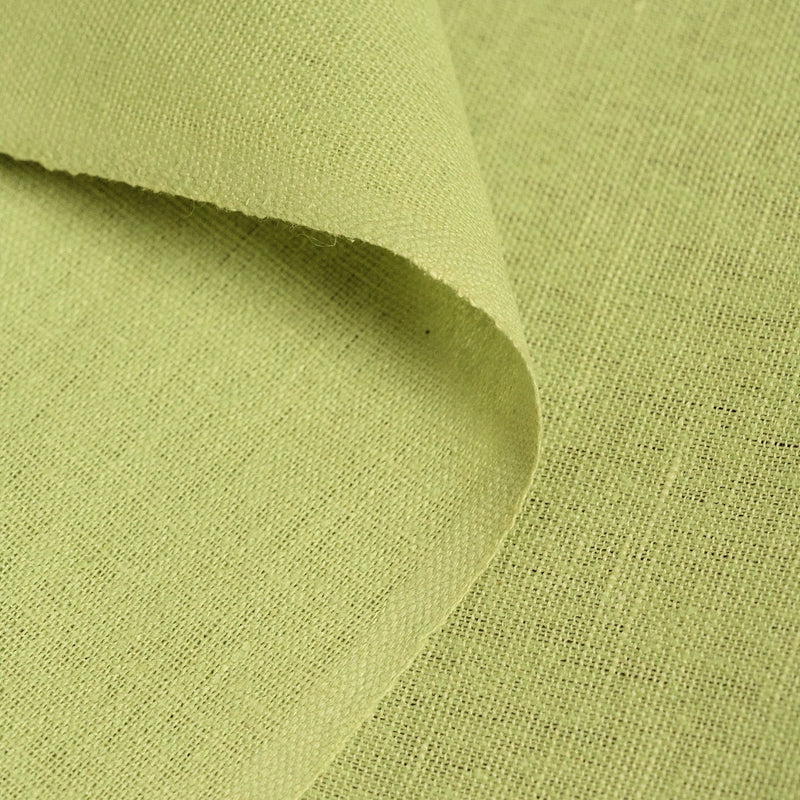 Linen Silk Blend Fabric Lime