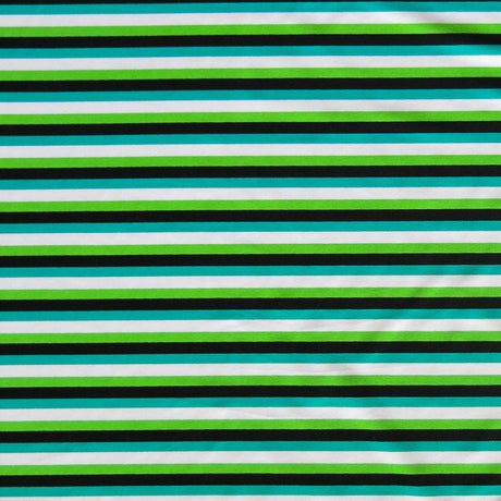 Swim Knit Nylon Spandex Stripe Fabric