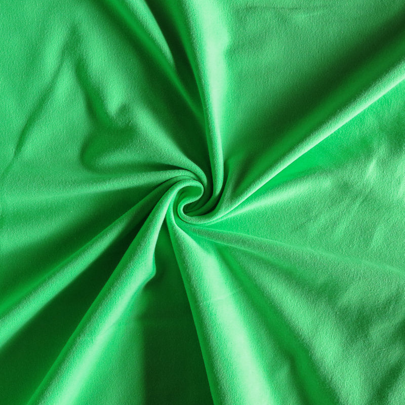 Cotton Lycra Jersey Knit Fabric - Lime Green