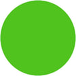 Sign Vinyl 651 Vinyl Fabric - Lime Green, High Gloss Calendered, 15" Width (1 Foot)