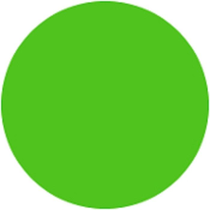 Sign Vinyl 651 Vinyl Fabric - Lime Green, High Gloss Calendered, 15" Width (1 Foot)