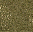 Olive Vinyl Crocodile, 55″ Inches Wide,