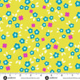 Cotton Print Limeaid Starry Blooms Fabric 44/45"