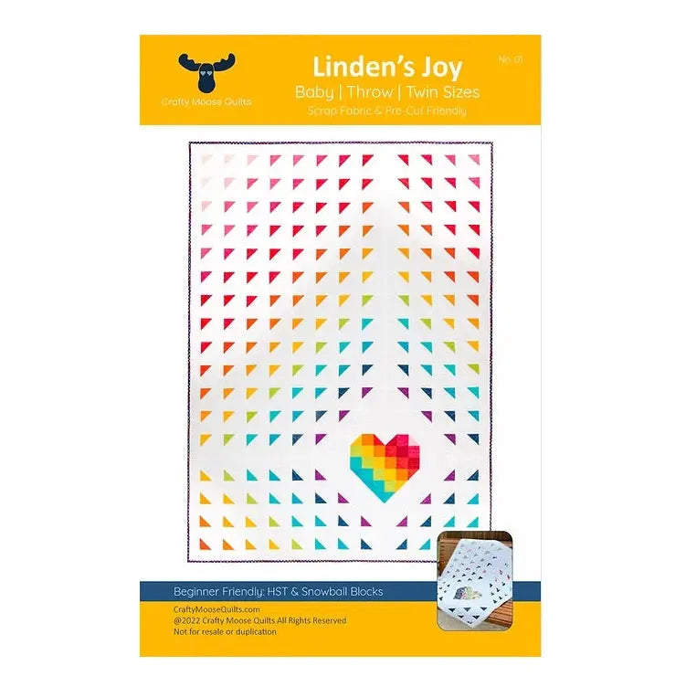 Quilt Pattern Linden's Joy Paper Booklets