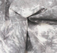 Linen Rayon Tie Dyed Grey Fabric - Grey Tie Dyed, 53/54" Width