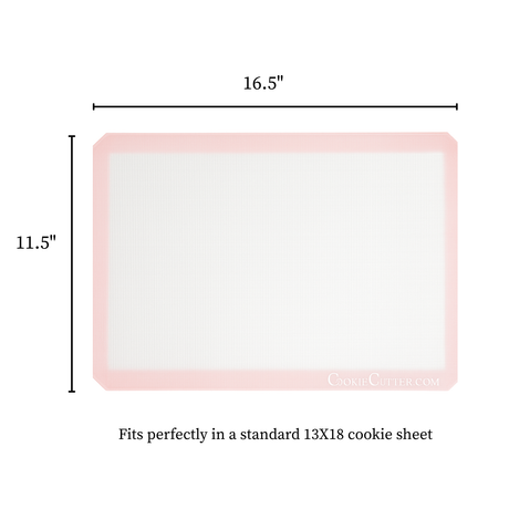 RADYAN Silicone Baking Sheet Liner product image clearly showing the design, ideal for cookie baking and easy cleanup.