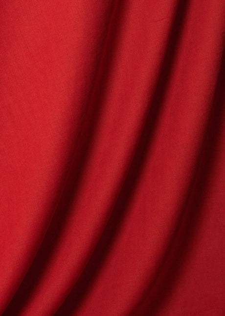 1 Yard Lipstick Pure Linen Fabric, Midweight 5.5 oz Stone Washed Solid Weave 54 Inch