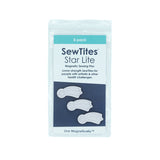 SewTites Star Lite Magnetic Sewing Pins Fabric - Icy Blue-Grey, Star Shape, 1.15" X .5" (5 Pack)