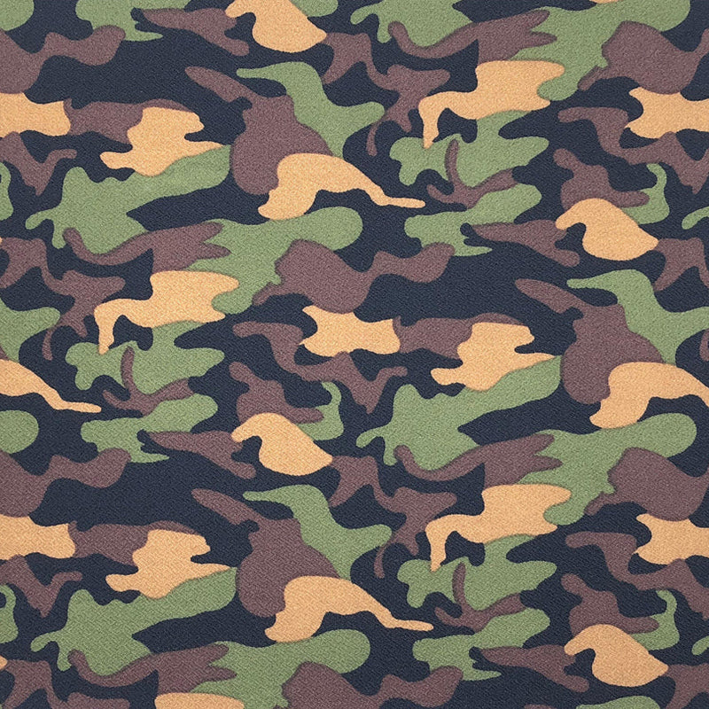 1 Yard Liverpool Knit Army Print Fabric Rugged, Stylish, and Versatile 60 Inches Wide
