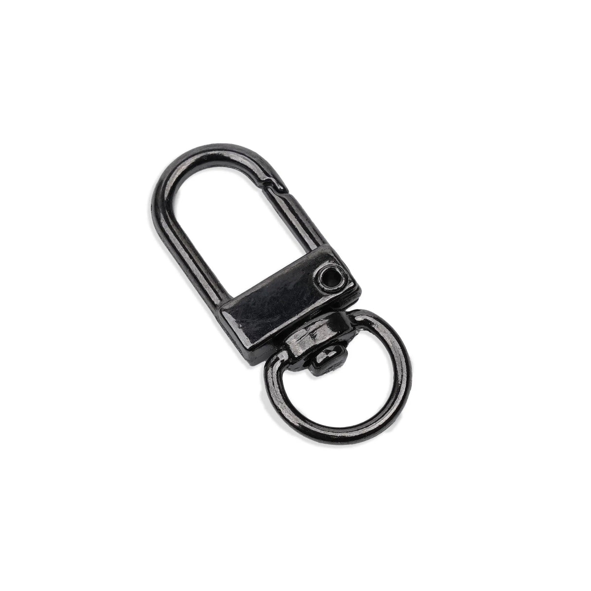 Standard Clasp & Swivel Ring - Pewter (10 per Bag - 1.25")