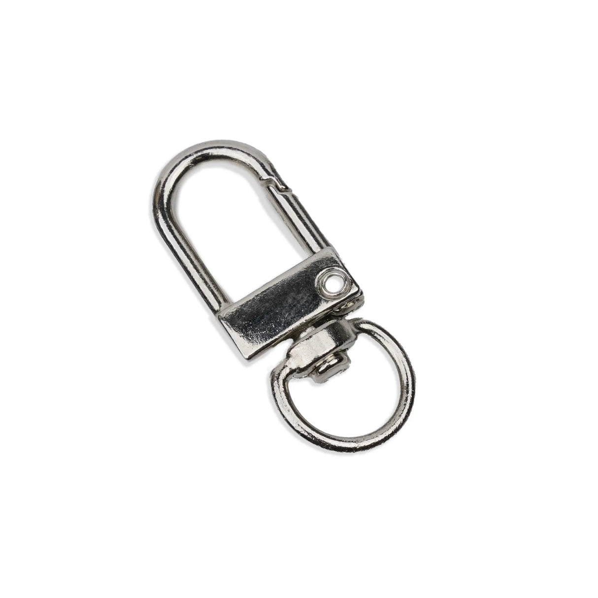 Standard Clasp & Swivel Ring - Silver (10 per Bag - 1.25")