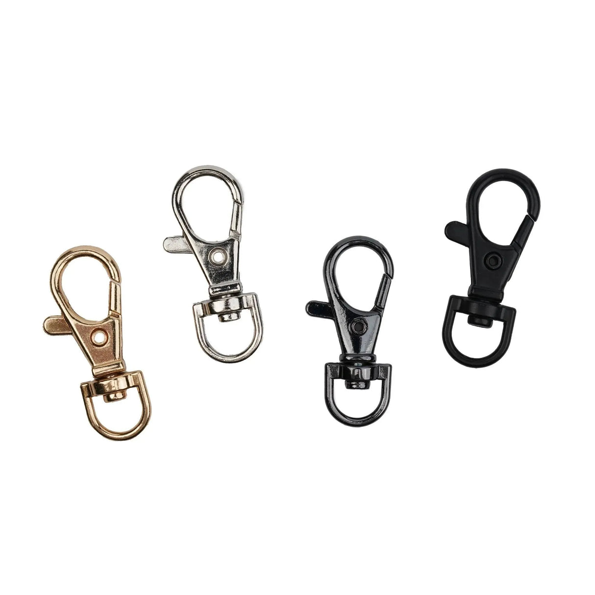 Lobster Clasp & Swivel Ring - Gold (10 per Bag - 1.5")