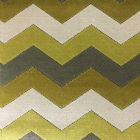 Cut Velvet Upholstery Fabric Longwood Bold Chevron