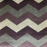 Cut Velvet Upholstery Fabric Longwood Bold Chevron
